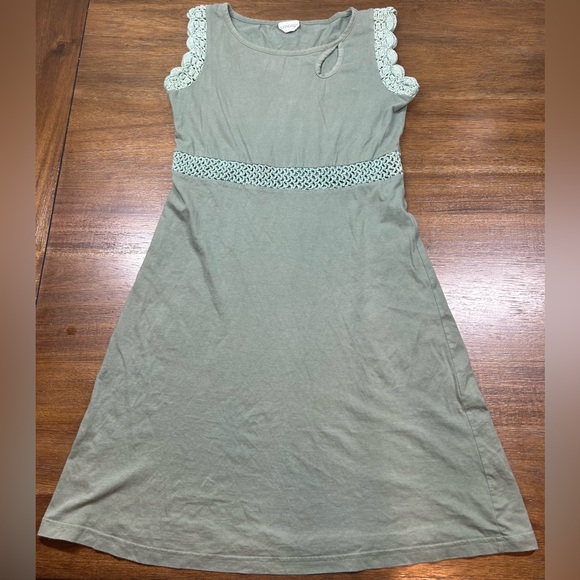 Synergy 100% Organic Cotton Women’s Size L (Small) Green Dress - Picture 1 of 7